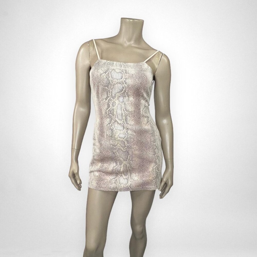 UO Snakeskin Print‎ Mini Dress XS